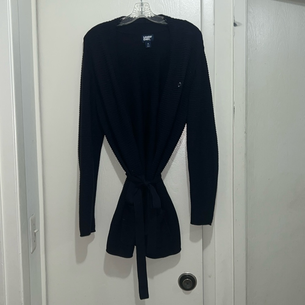 Lands’ End Chase Belted Cardigan!
